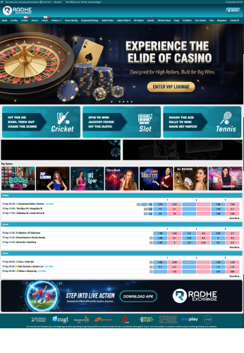 RadheExch9 B2B panel website preview