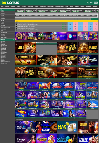 99Lotus B2C panel website preview
