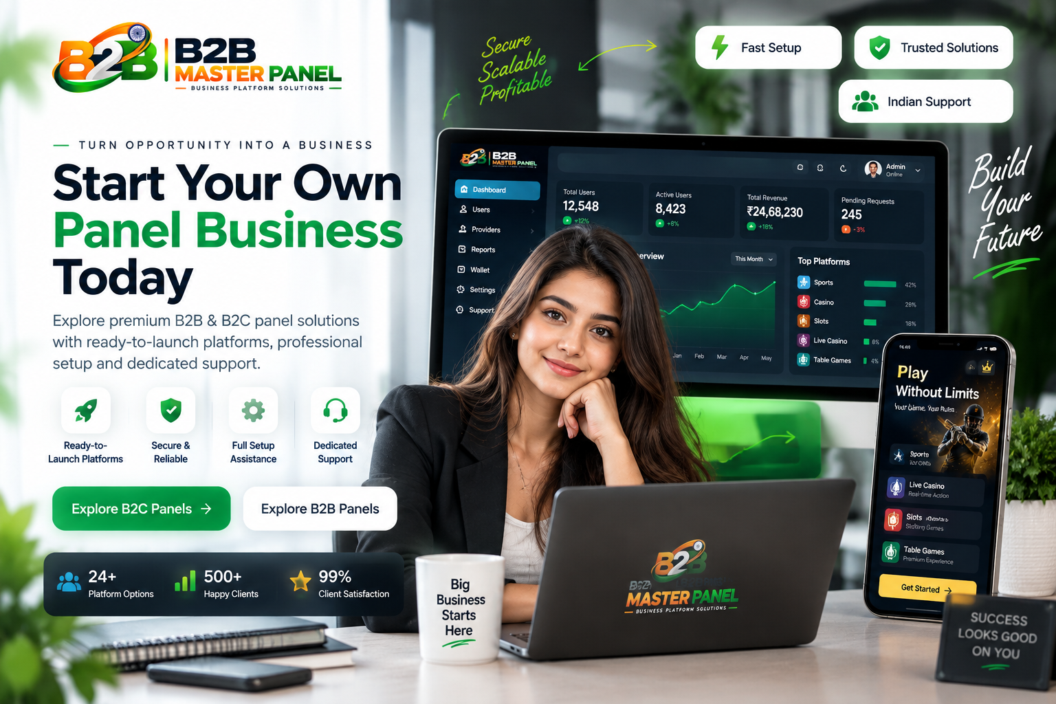 B2B Master Panel business platform dashboard